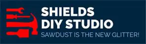 A blue banner with white lettering that says shields family studies.